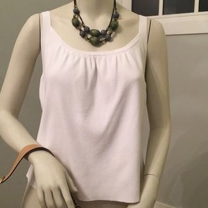 Ann Taylor Loft white tank